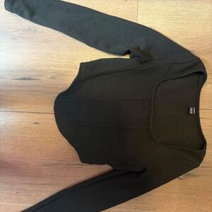 Black Long Sleeve Top